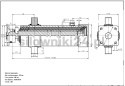 Siłownik przyczepy ST4-1300 8-10ton 3strony