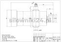 Siłownik wywrotu 15ton 1540mm 6sekcji