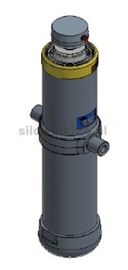 Siłownik wywrotu 23tony 1660mm 3sekcjie