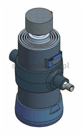 Siłownik wywrotu 25ton 1820mm 4sekcje