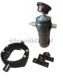 Siłownik wywrotu 8ton 1040mm 5sekcji + łoża + kołyska