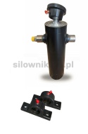 Siłownik wywrotu 8ton 1245mm 5sekcji + łoża