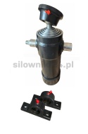 Siłownik wywrotu 8ton 1245mm 5sekcji + łoża